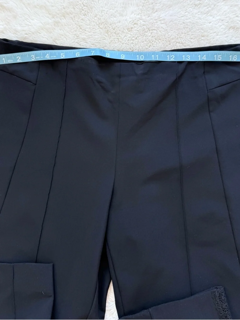 Escada women pants with laces details size 40 or 10 US Authentic - Picture 7 of 8